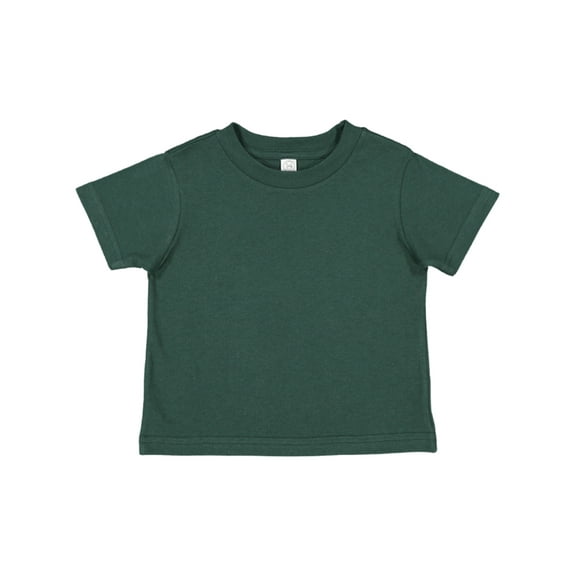 (Price/each)Rabbit Skins 3322 Infant Fine Jersey T-Shirt-Forest-12M