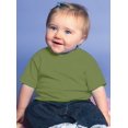 thumbnail image 1 of (Price/each)Rabbit Skins 3401 Infant T-Shirt-Olive-6M, 1 of 4