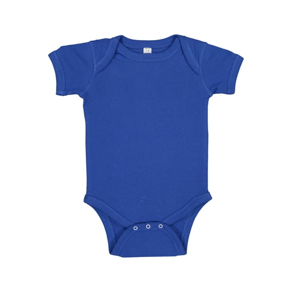 (Price/each)Rabbit Skins 4424 Infant Fine Jersey Bodysuit-Royal-6M