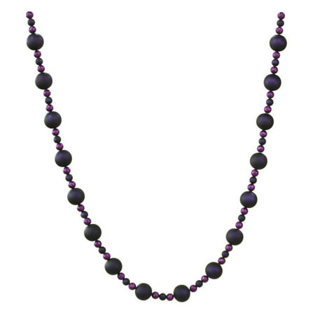 (Price/each)Vickerman M124406 9' X 70-30Mm Purple Matte Ball Garland, Colorful Garland