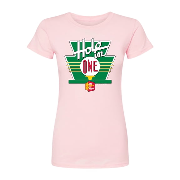 Price is Right - HOLE IN ONE - Juniors Fitted Short Sleeve Graphic T-shirt