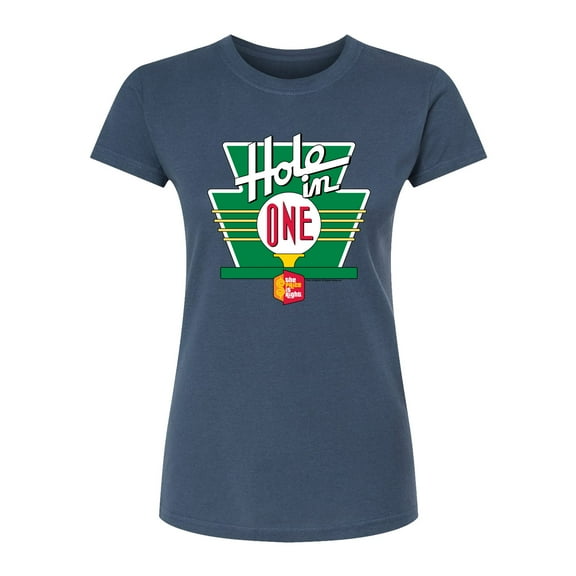 Price is Right - HOLE IN ONE  - Juniors Fitted Short Sleeve Graphic T-shirt