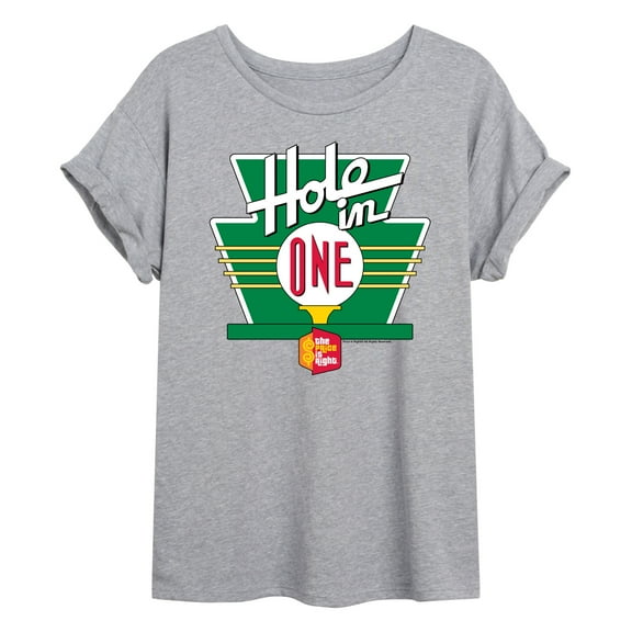 Price is Right - HOLE IN ONE  - Womens Oversized Graphic T-shirt