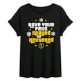 thumbnail image 1 of Price is Right - PETS SPAYED NEUTERED  - Womens Oversized Graphic T-shirt, 1 of 4