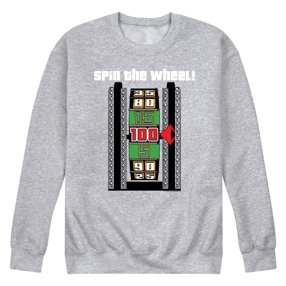 Price is Right - Spin The Wheel - Men's Crew Fleece Sweatshirt