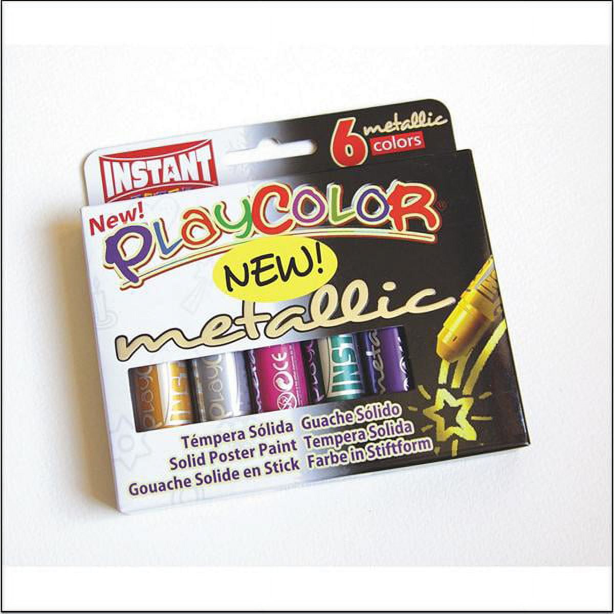 (Price/per set)Playcolor Metallic Solid Tempera Paint Sticks
