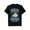 thumbnail image 1 of Priceless Pawpaw Grandfather Quote Men 100% Cotton Short Sleeve Graphic T-Shirt, 1 of 6