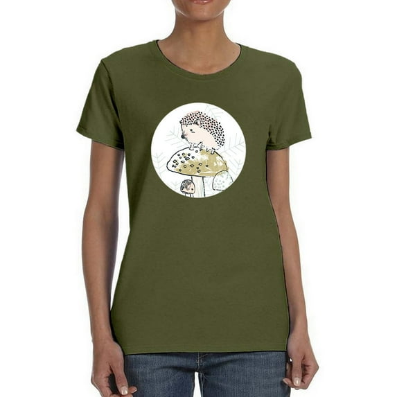 Prickle Pals Cute T-Shirt Women -June Erica Vess Designs, Female Large