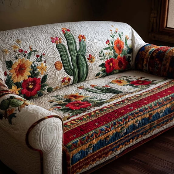 Pear Application Prickly Pear Quilted Sofa Cover - Walmart.com