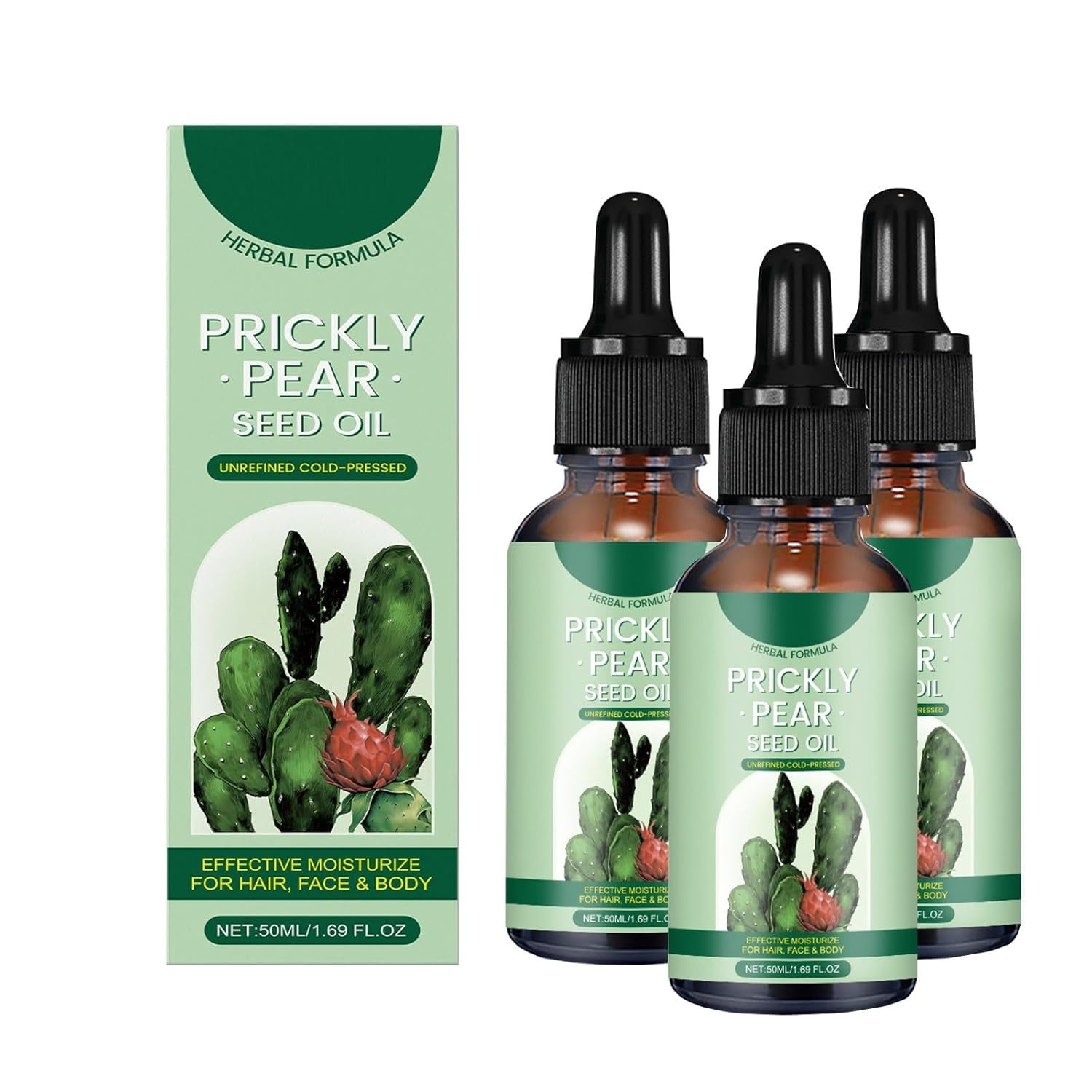 Prickly Pear Seed Oil, 100% Natural Organic Prickly Pear Oil, Prickly