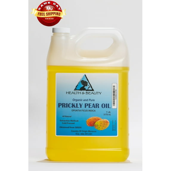 Prickly pear seed oil organic cold pressed premium 100% pure all natural 7 lb
