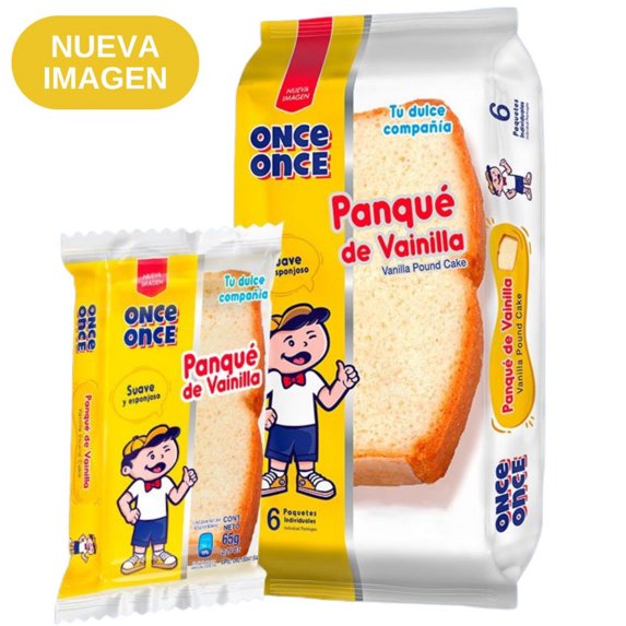 Panque Once Once Vainilla - 6 Unidades