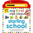 thumbnail image 1 of My First Wipe Clean Starting School: A Fun Early Learning Book, 1 of 2
