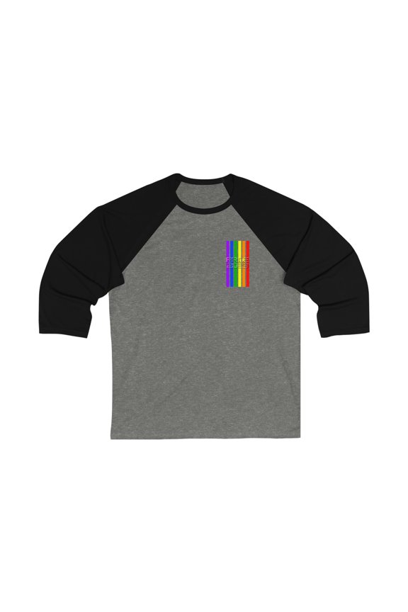 Pride 2023 Unisex 34 Sleeve Baseball Tee by Artist A.Melo