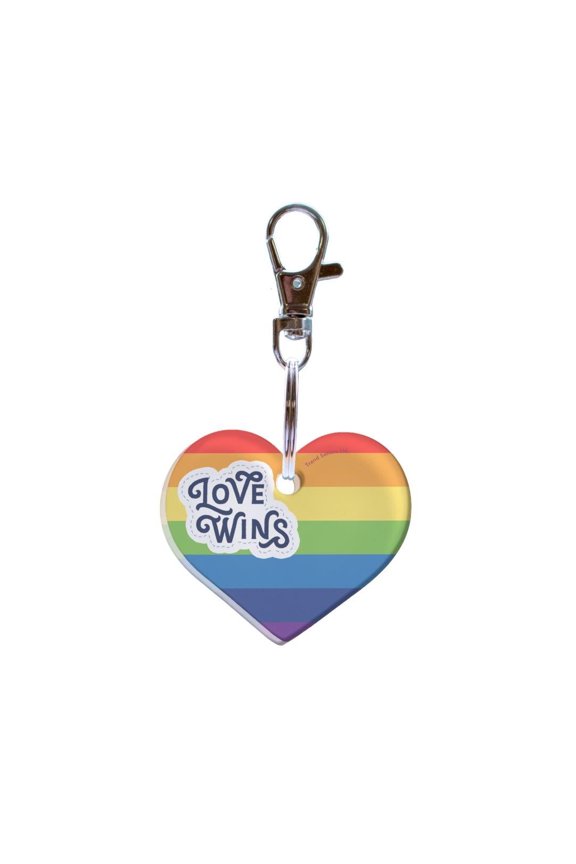 Pride Collection (Love Wins) Acrylic Keychain ACPKRHEART593