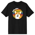 thumbnail image 1 of Pride Cor-Gay Men's Black T-shirt-4XL, 1 of 4