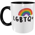 thumbnail image 1 of Pride Day Lgbt Gay Peace Love Coffee Mug Funny Novelty Ceramic Tea Cup Microwave Safe 11oz Office And Home Ideal Cup For Men Women, 1 of 8