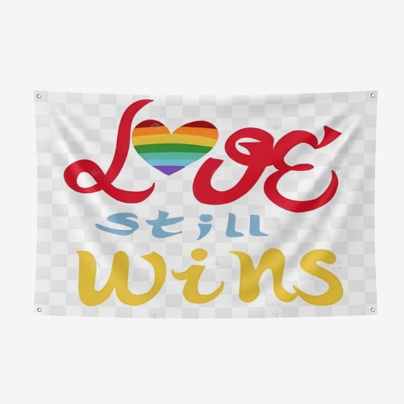 Pride Day Thickened Spring Yarns Background Cloth - Heat Transfer Printing HD non-Fading Indoor And Outdoor Wear-Resistant Decorative Cloth 3.6*5.9FT/110*180CM