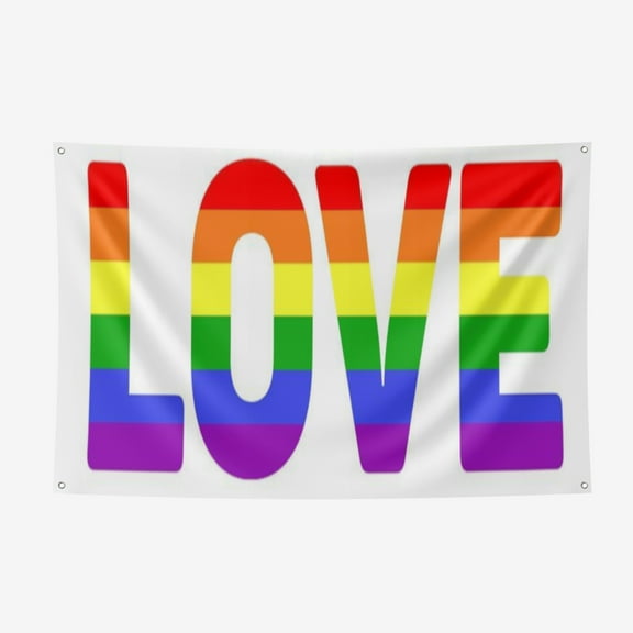 Pride Day Thickened Spring Yarns Background Cloth - Heat Transfer Printing HD non-Fading Indoor And Outdoor Wear-Resistant Decorative Cloth 3.6*5.9FT/110*180CM