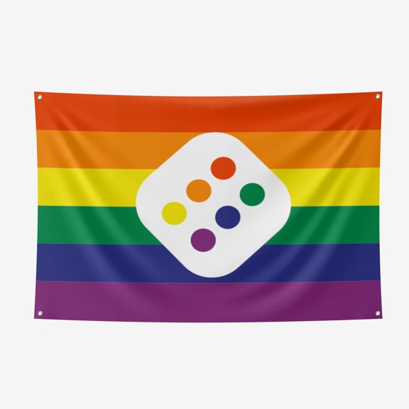 Pride Day Thickened Spring Yarns Background Cloth - Heat Transfer Printing HD non-Fading Indoor And Outdoor Wear-Resistant Decorative Cloth 3.6*5.9FT/110*180CM