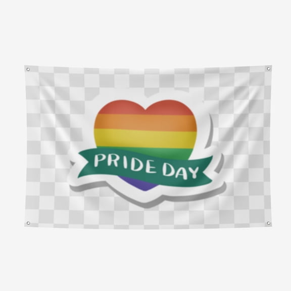 Pride Day Thickened Spring Yarns Background Cloth - Heat Transfer Printing HD non-Fading Indoor And Outdoor Wear-Resistant Decorative Cloth 51*59IN/130*150CM