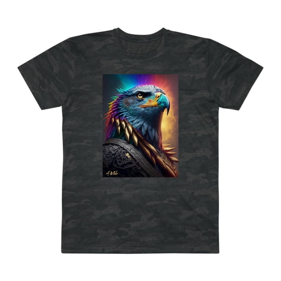 Pride Eagle Camo -Men T-Shirt - By A.Melo Originals