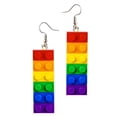 thumbnail image 1 of Pride Earrings for Women - Gay Rainbow Earrings - Pride Jewelry - Rainbow Jewelry (Pride Earrings), 1 of 9