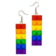 MALL OF STYLE Pride Earrings for Women - Gay Rainbow Earrings - Pride Jewelry - Rainbow Jewelry (Pride Earrings)