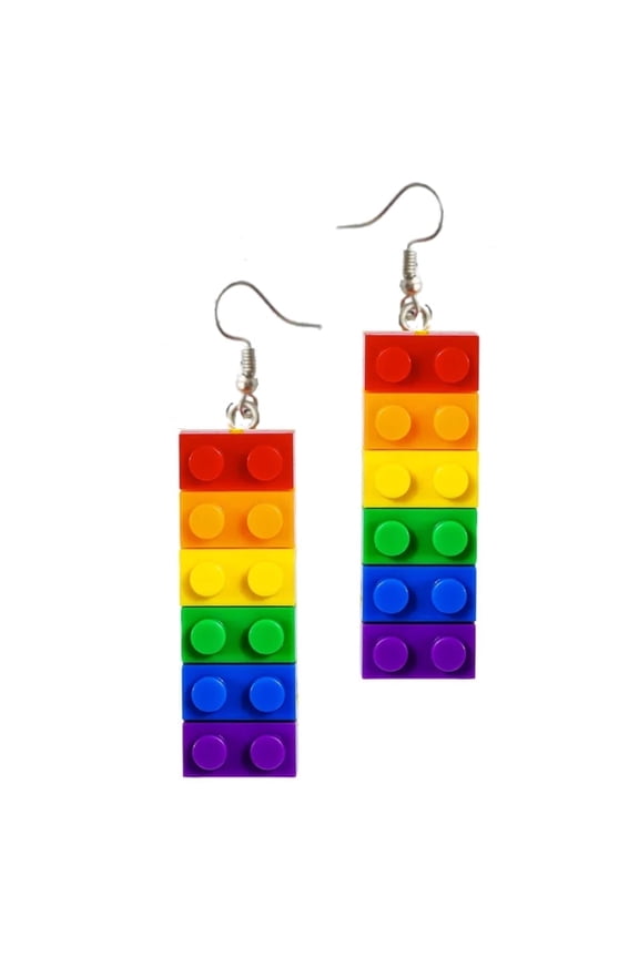 Pride Earrings for Women - Gay Rainbow Earrings - Pride Jewelry - Rainbow Jewelry (Pride Earrings)