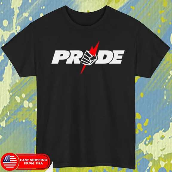 Pride Fighting Championship Logo Black size L tshirt