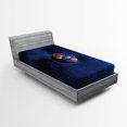thumbnail image 1 of Ambesonne Dark Blue Fitted Sheet, Earth LGBT Colors, Twin Size, Dark Blue, 1 of 2