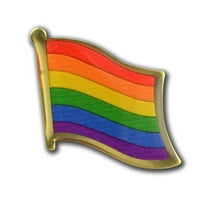 Pride Flag Lapel Pin Show Support for LGBTQ Rights with this Lesbian and Gay Pride Jewelry