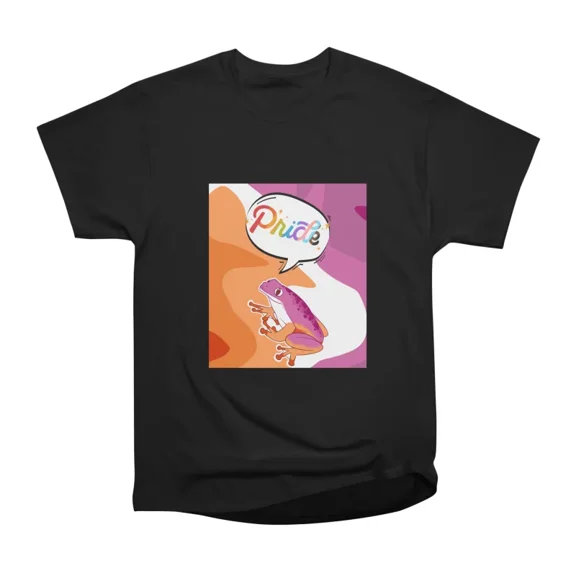 Pride Frog T-Shirt Tee Gift For Him Merch For Her Apparel For Friend