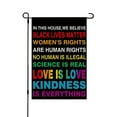 thumbnail image 1 of Pride Garden Flag 12 X 18 Inch Vertical Double Sided in This House We Believe Pride Gay Lesbian LGBTQ Pansexual Flag Yard Flag Outdoor Decorations, 1 of 5