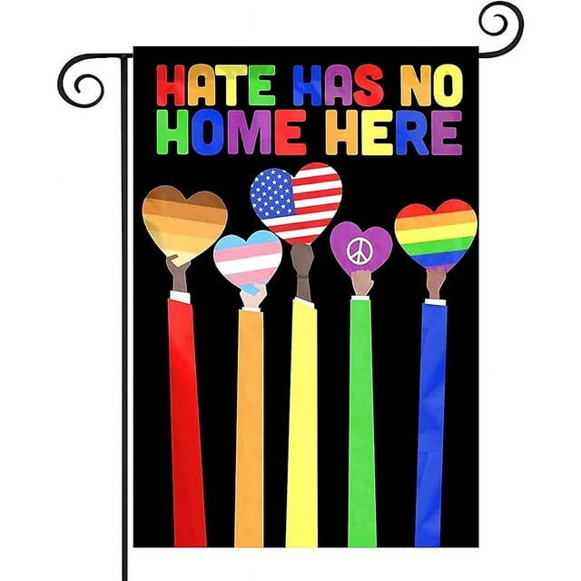 Pride Garden Flag, Rainbow Progress Pride Flags, Double Sided LGBTQ