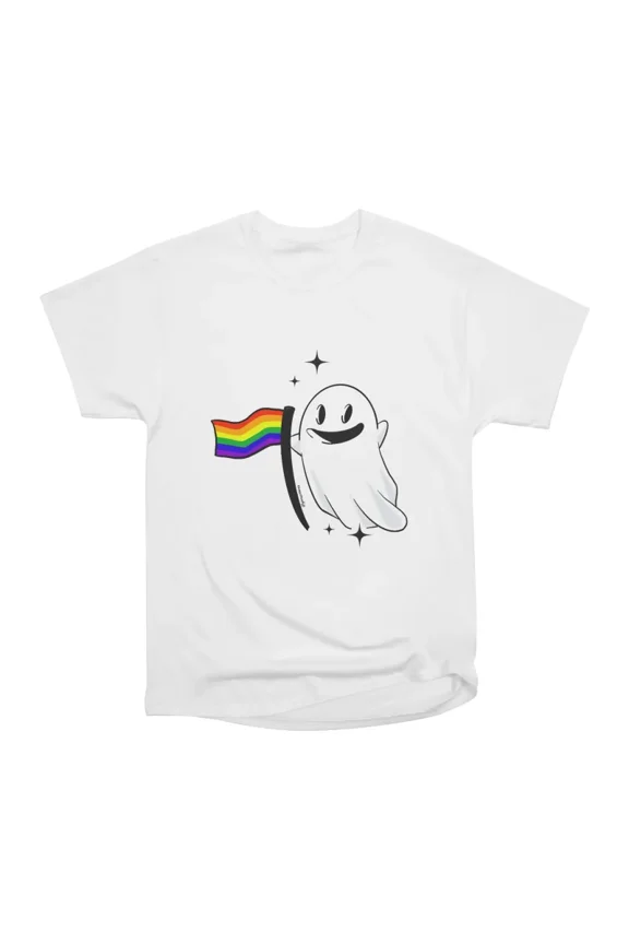 Pride Ghost T-Shirt Tee Gift For Him Merch For Her Apparel For Friend