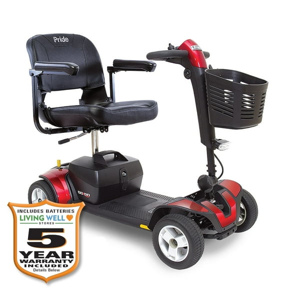 Pride Go-Go Sport 4-Wheel Scooter with Extended Warranty