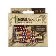 Pride Golf 2 3/4" Nova Bamboo Tees Red/White/Blue