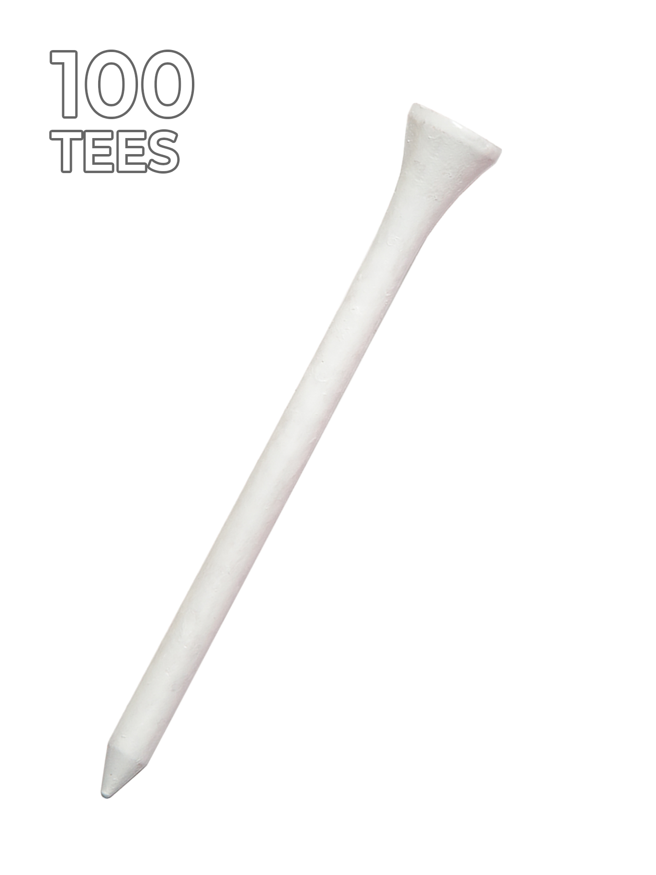 Pride Golf Tee, 2.75 inch, White, 100 Count - image 1 of 4