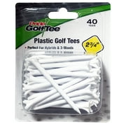 Pride Plastic Golf Tees with 5-Prong Head – Durable Long-Lasting Tees for Golf, Consistent Ball Strikes, 2.75", 40 Count