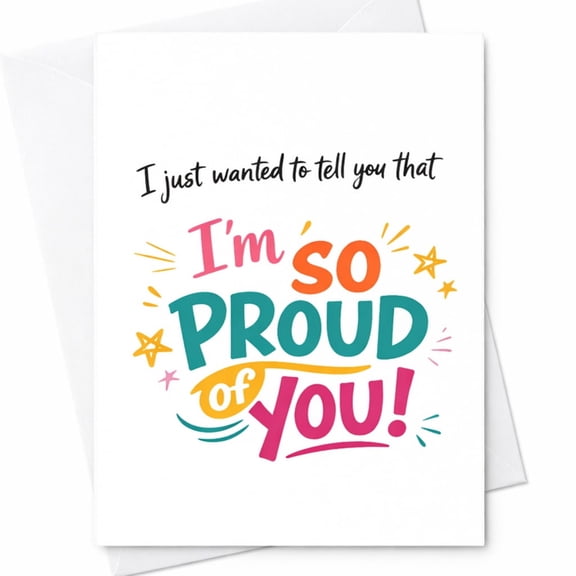 Pride Greeting Card For Graduation Birthday Fantasy Cartoon