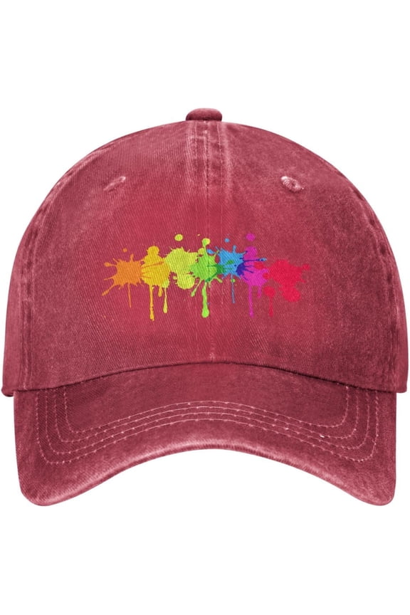 Pride Hat Rainbow LGBT Baseball Cap Adjustable Cotton Graffiti Hats Love Caps Pride Outfits for Men Women