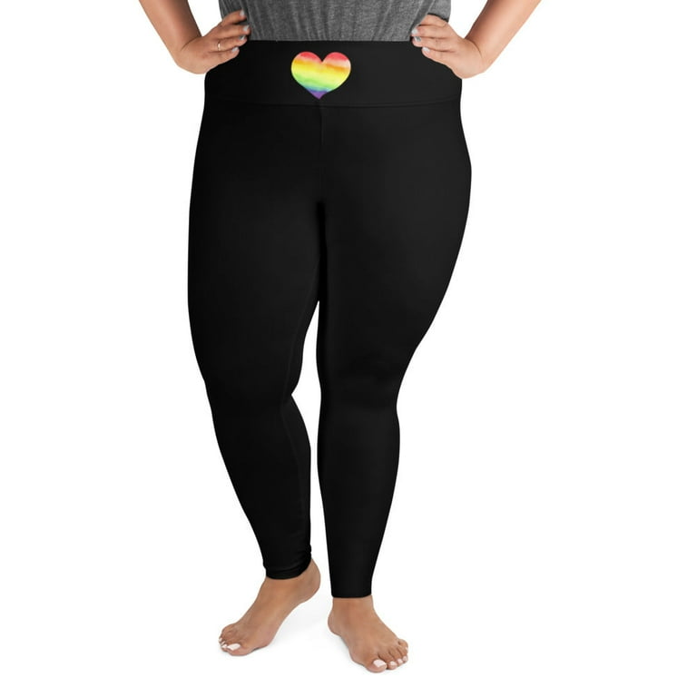 Pride leggings plus size store