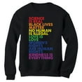 thumbnail image 1 of Pride Hoodie LGBTQ Gifts Gay Equality Rainbow Sweatshirt Hoodies for Women X-Large Black, 1 of 5