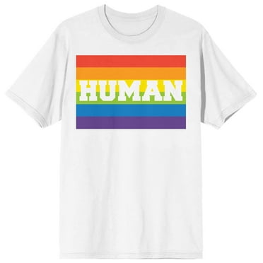 Pride Human Men's White T-Shirt-XXL