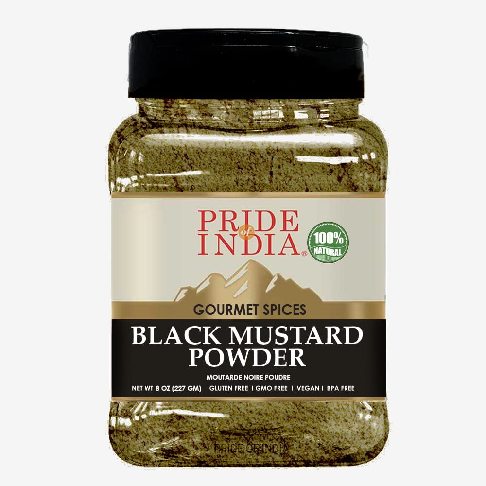Pride of India Black Mustard Seed Ground Perfect Ingredient in