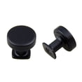 thumbnail image 1 of Pride Industrial Diameter Round Flat Top Cabinet Knob Matte Black Finish, 1 of 1