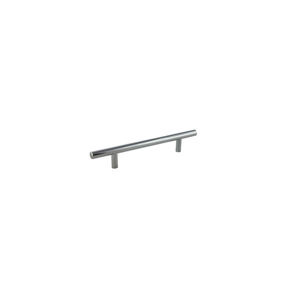Pride Industrial P108PC 8" Bar Cabinet Pull with 5" Center to Center Polished Chrome Finish