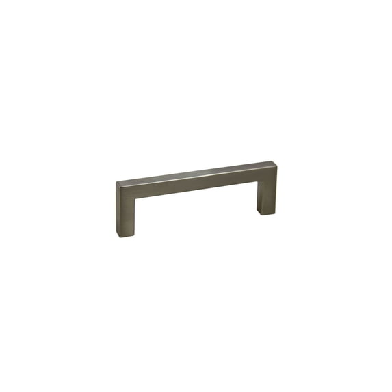 Pride Industrial P87226SN 4-1/4" Modern Square Cabinet Pull with 3-3/4" Center to Center Satin Nickel Finish