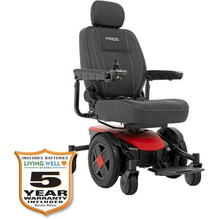 Pride Jazzy EVO 613 Power Wheelchair, U1 SLA batteries, with 5-Year Extended Warranty